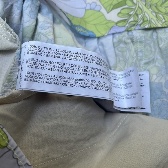 ⚡️Mango floral print high rise cotton shorts - size 2 - Picture 12 of 12